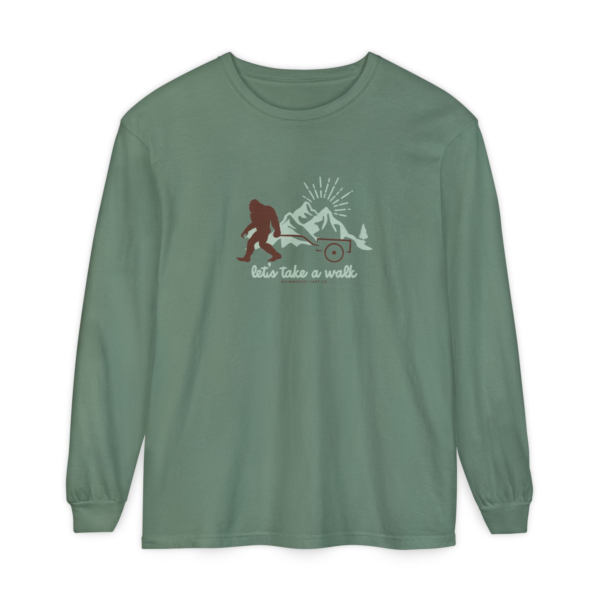 Bigfoot - Unisex Long Sleeve T-Shirt - Comfort Colors