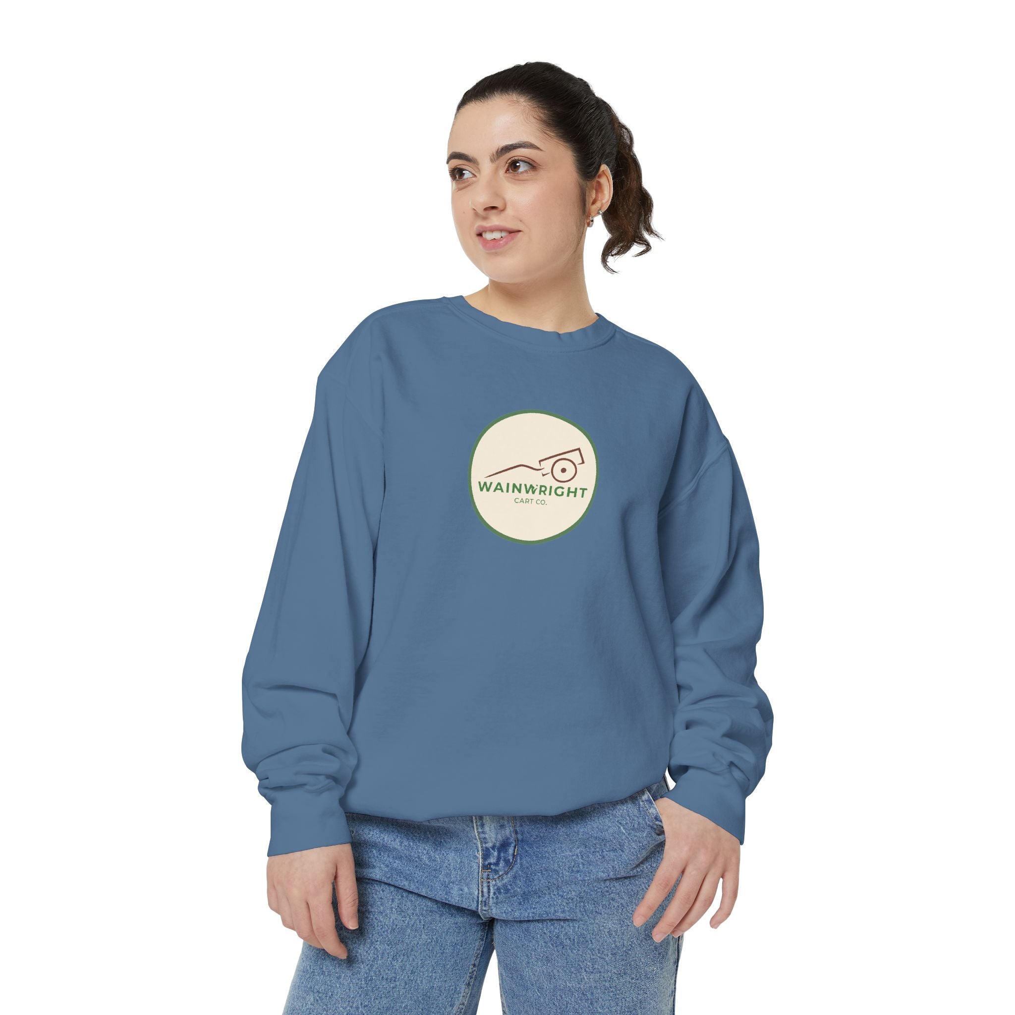 Circle Logo Unisex Sweatshirt - Comfort Colors