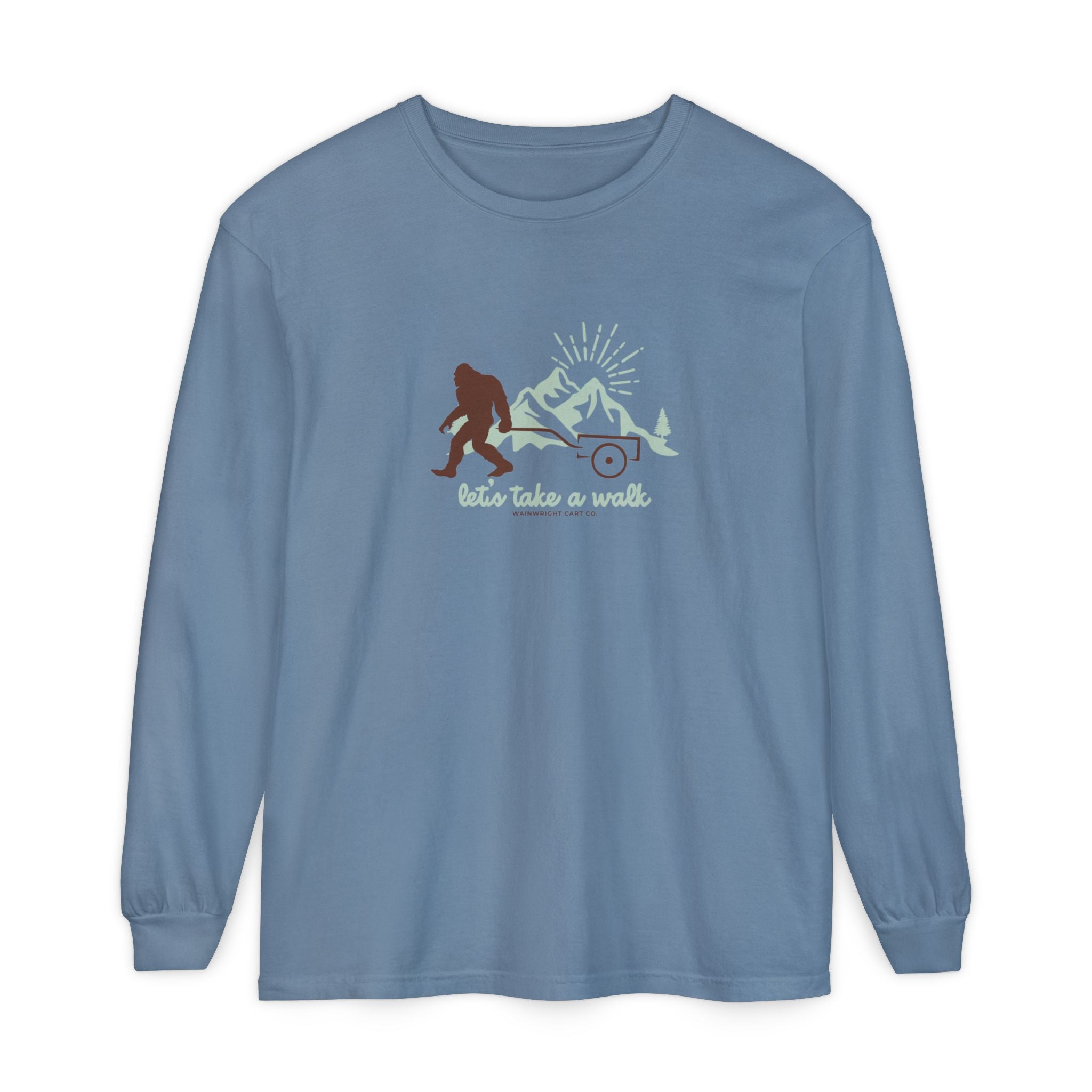 Bigfoot - Unisex Long Sleeve T-Shirt - Comfort Colors