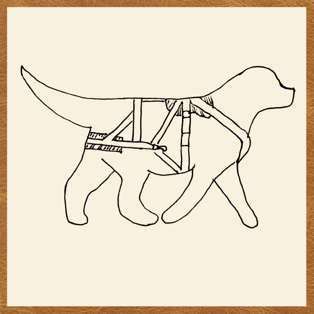 Breeching Strap for Adjustable Siwash Harness