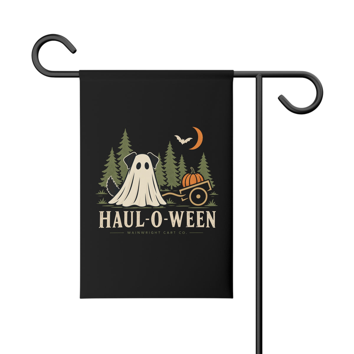 Haul-O-Ween Garden Flag