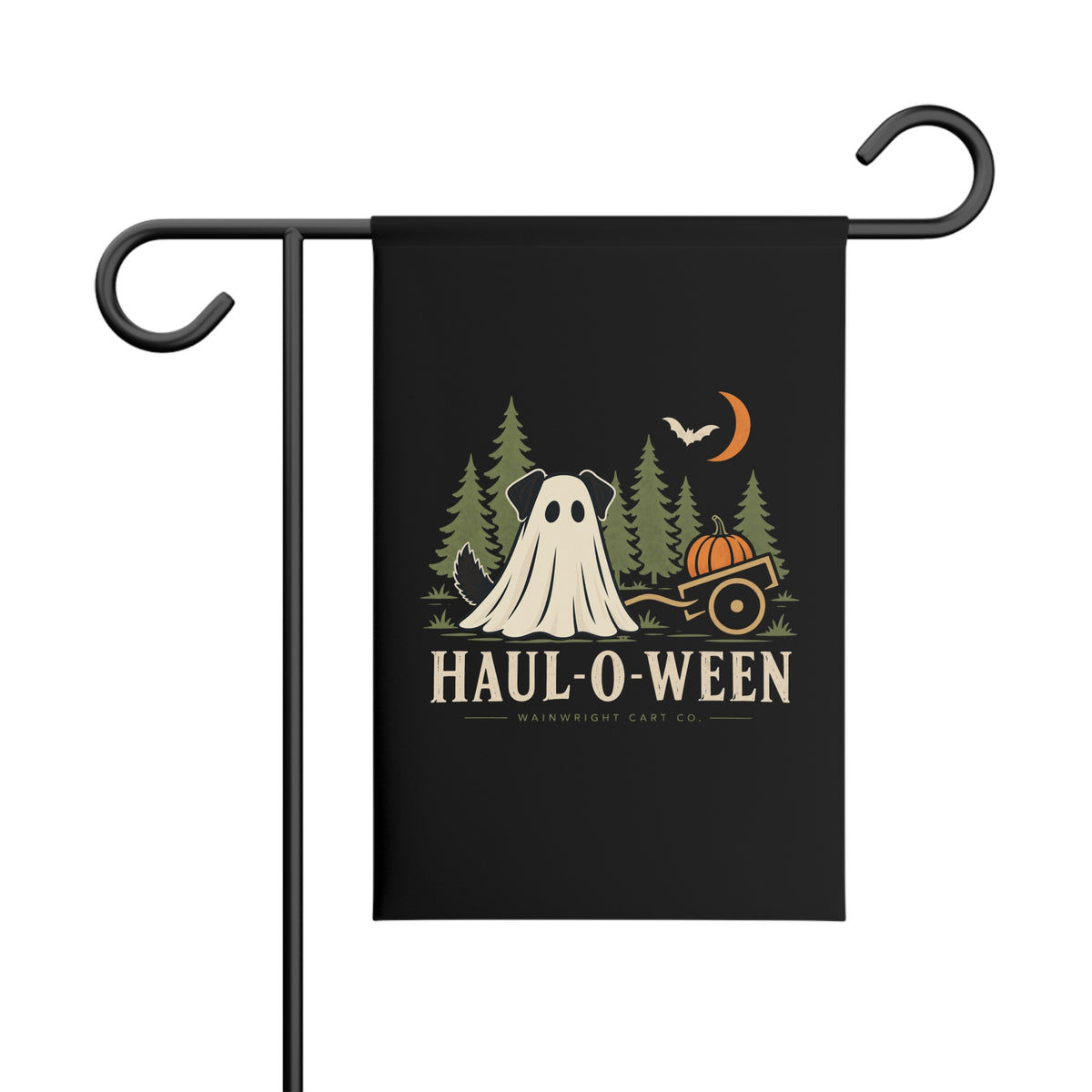 Haul-O-Ween Garden Flag