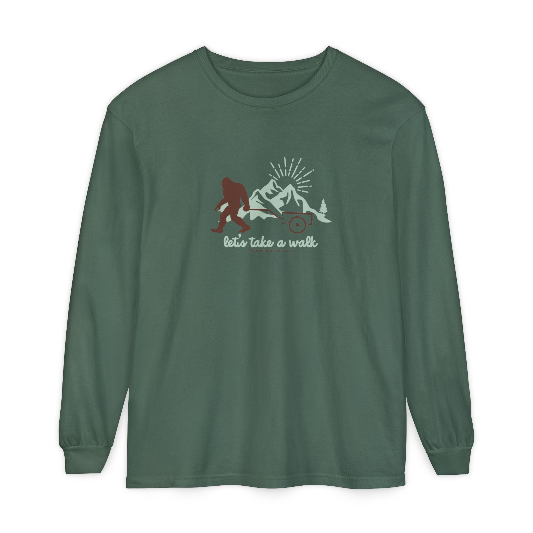 Bigfoot - Unisex Long Sleeve T-Shirt - Comfort Colors