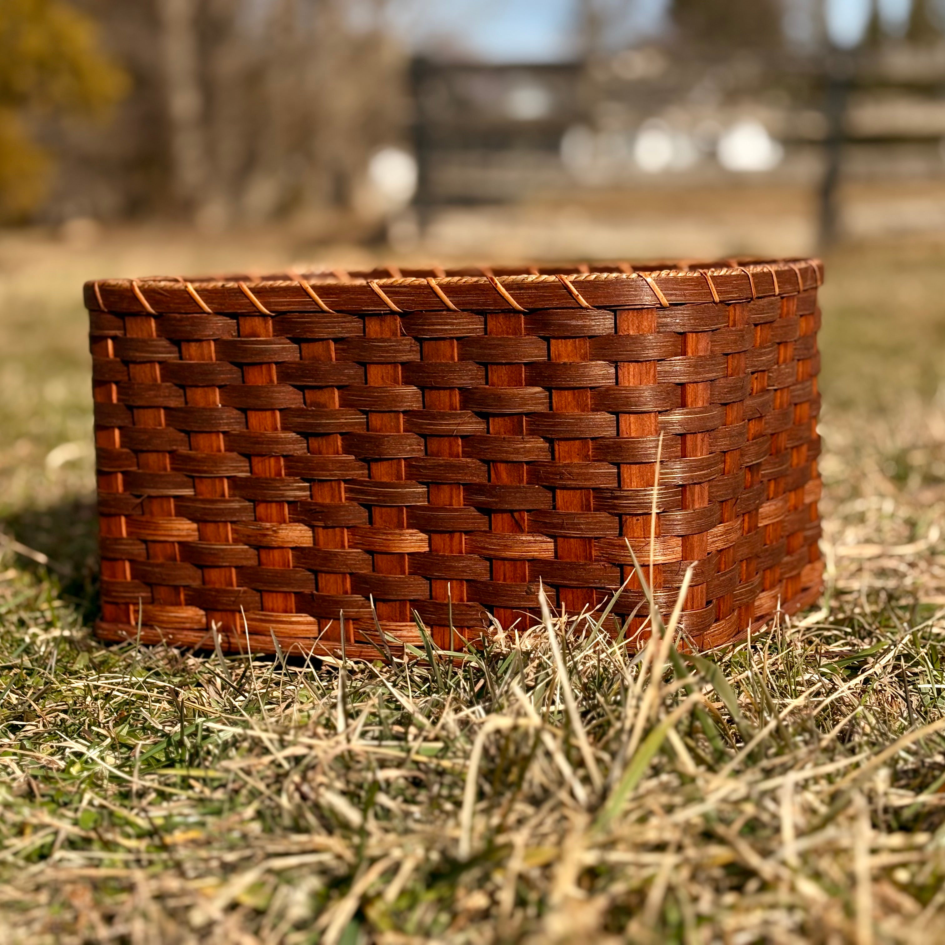Woven Wooden Basket