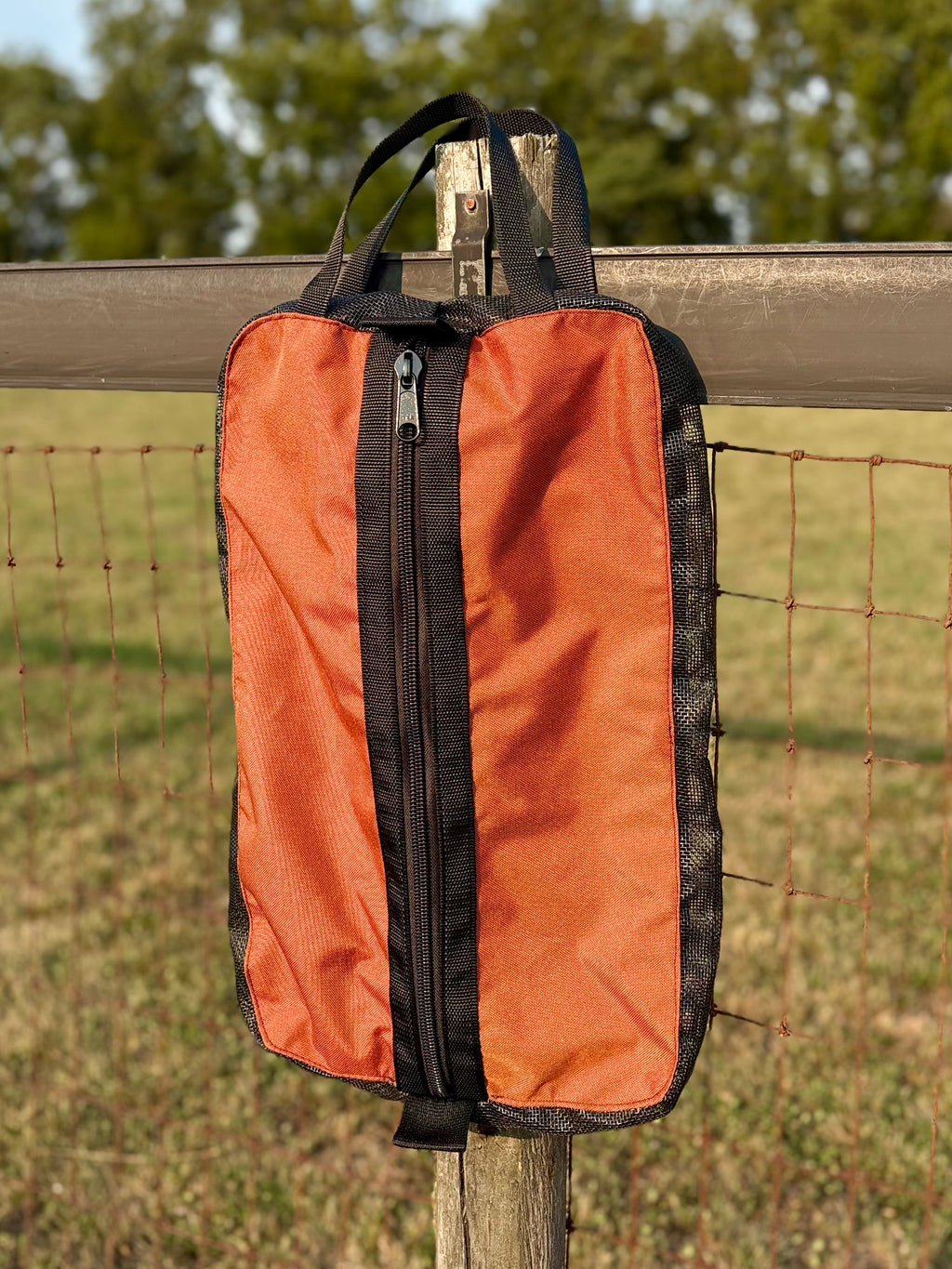 Shelf: Harness Bag - Rust with Black Trim