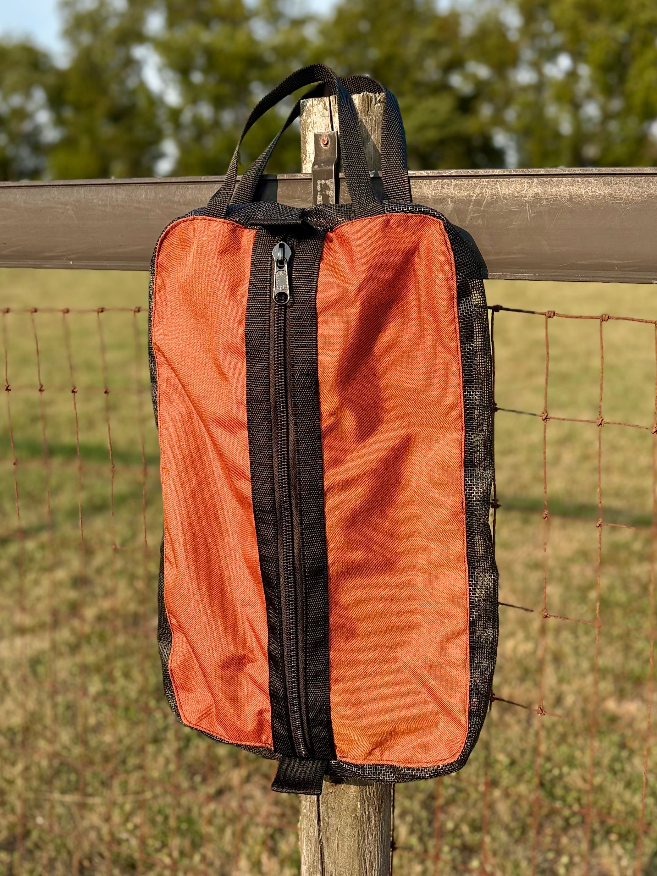 Shelf: Harness Bag - Rust with Black Trim